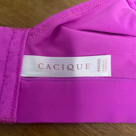 Cacique NWT bright purple comfort bliss lightly lined bra 44DDD - Picture 6 of 7